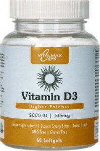 Vitalmax VITALMAX CARE Witamina D3 2000 IU - 60 softgels 1