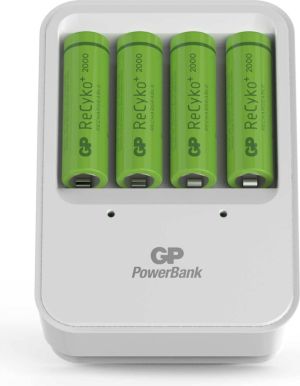 Ładowarka GP ReCyko+ PB420 Ladegerät +. 4 x AA 2000mAH (130420GS200AAHCC4) 8