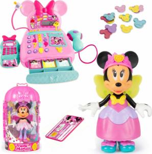 IMC Toys Zestaw Disney Elektroniczna kasa i lalka Myszka Minnie Wróżka 1