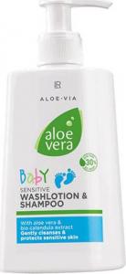 LR Health & Beauty Baby Emulsja myjąca i szampon aloesowy 1
