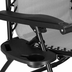 Springos Leżak zero gravity z zagłówkiem ciemny szary UNIWERSALNY 13