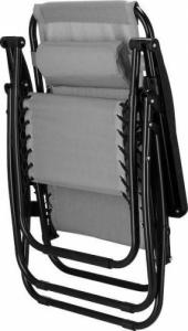 Springos Leżak zero gravity z zagłówkiem ciemny szary UNIWERSALNY 14