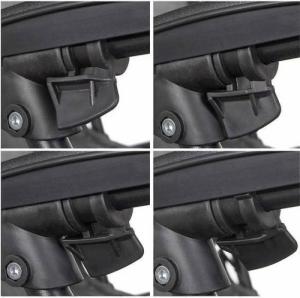 Springos Leżak zero gravity z zagłówkiem ciemny szary UNIWERSALNY 16