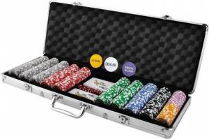 Upominkarnia Poker - zestaw 500 żetonów w walizce HQ 15
