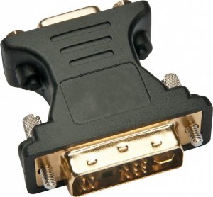 Adapter AV Techly DVI-A - D-Sub (VGA) czarny (IADAP-DVI-8600T) 1