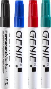Genie GENIE P-Marker Rund-Spitze Metall 4-Farben 4 Stk. 1