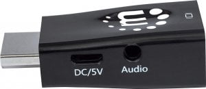 Adapter AV Manhattan HDMI - D-Sub (VGA) + Jack 3.5mm czarny (151542) 1