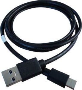 Kabel USB Nanoxia USB-A - USB-C 1 m Czarny (AP-344350) 1