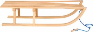 Springos Sanki drewniane 90 cm lakierowane, klasyczne dla dzieci UNIWERSALNY 11