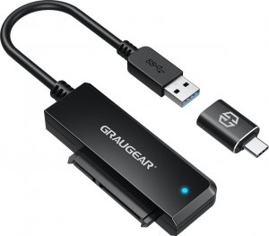 Adapter USB Graugear Graugear USB 3.2 Adapterkabel Type-C & Type-A  2,5" SATA retail 1