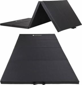 Springos Materac gimnastyczny 3-częściowy FA0065 240 cm x 120 cm x 5 cm czarny 10