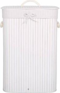 Kosz na pranie Springos Pojemnik na pranie 72L kosz z klapą biały UNIWERSALNY 6