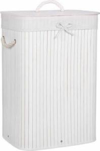 Kosz na pranie Springos Pojemnik na pranie 72L kosz z klapą biały UNIWERSALNY 9