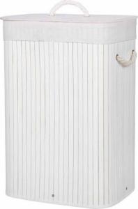 Kosz na pranie Springos Pojemnik na pranie 72L kosz z klapą biały UNIWERSALNY 10