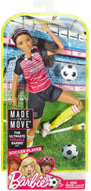 Lalka Barbie Mattel BARBIE Sportowa Piłkarka ( DVF68/FCX82) 1