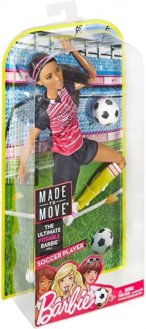 Lalka Barbie Mattel BARBIE Sportowa Piłkarka ( DVF68/FCX82) 6