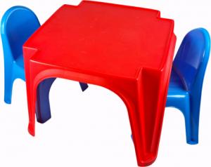 Starplast Stół dla dzieci plastikowy zestaw stolik+2 krzesła 1