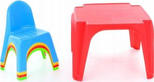 Starplast Stół dla dzieci plastikowy zestaw stolik+4 krzesła 14