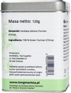 Long Man Tea Long Man Tea - Zielony Yunnan - Herbata sypana - Puszka 120g 4