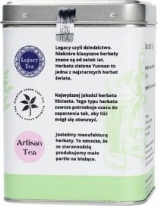 Long Man Tea Long Man Tea - Zielony Yunnan - Herbata sypana - Puszka 120g 5