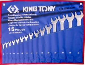 King Tony KING TONY ZESTAW KLUCZY PŁASKO-OCZKOWYCH 6-32mm 1