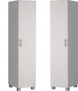 YRKE SZAFA SŁUPEK REGAŁ JEDNODRZWIOWA 180CM BIAŁA YRKE 5