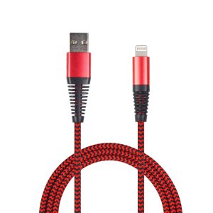 Kabel USB 2GO USB-A - Lightning 1 m Czerwony (795946) 1