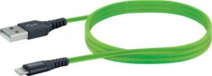 Kabel USB Schwaiger USB-A - Lightning 1.2 m Zielony (LPRO420501) 1