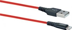 Kabel USB Schwaiger USB-A - Lightning 1.2 m Czerwony (LPRO410501) 2