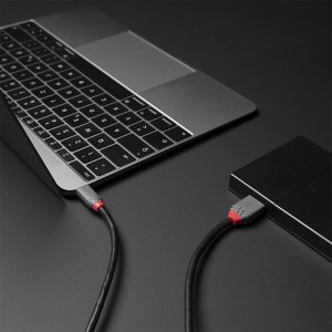 Kabel USB Lindy USB-C - micro-B 1 m Czarny (36621) 4