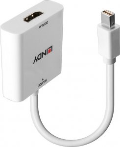 Adapter AV Lindy DisplayPort - HDMI biały (38319) 2