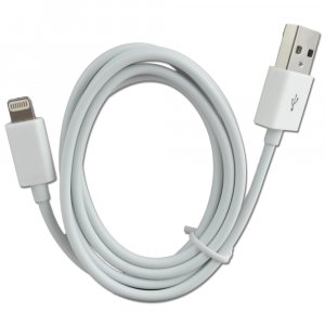 Kabel USB 2GO USB-A - Lightning 1 m Biały (794888) 1