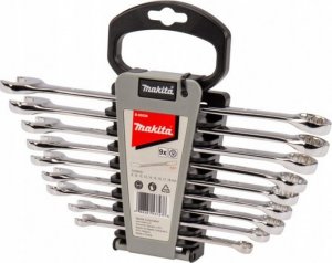 Makita KOMPLET KLUCZY PŁASKO-OCZKOWWYCH 8*18MM 9SZT. 1