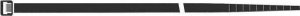 Sapiselco Opaska kablowa z nylonu,kolor czarny 100x2,5mm po 100szt. SapiSelco 1