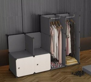 MAXXLLC SZAFA MODUŁOWA Garderoba PÓŁKI SZAFKA REGAŁ 3