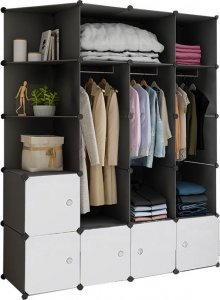 MAXXLLC SZAFA MODUŁOWA Garderoba PÓŁKI SZAFKA REGAŁ 5