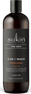 Sukin Sukin, FOR MEN  Energetyzujący żel do mycia ciała i włosów dla mężczyzn 3 w 1, 500 ml 1