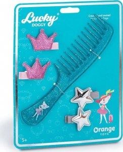 Orange Toys Akcesoria do włosów dla dziewczynki Lucky Doggy  Lily z grzebieniem 1