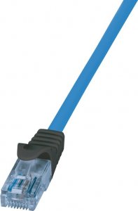 LogiLink LogiLink Patchkabel CAT6A U/UTP Premium blau 2.00m 10G/PoE 1