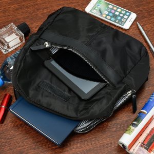 Betlewski Stylowy Plecak Damski Betlewski czarny A5 pojemny modny BE4 3