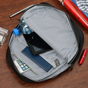 Betlewski Stylowy Plecak Damski Betlewski czarny A5 pojemny modny BE4 8