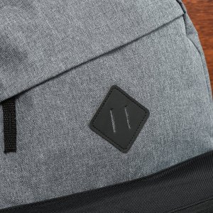 Betlewski Czarno-szary męski plecak sportowy Betlewski duży szkolny modny BE5 7