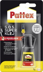 Pattex Klej z pędzelkiem SUPER PATTEX S.O.S., 5g 1