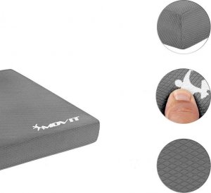 Movit Poduszka Balance z gumką gimnastyczną - szara 3