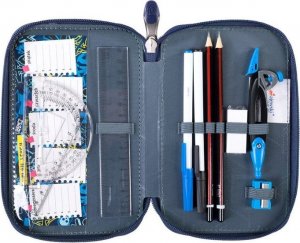 Piórnik St.Majewski Piórnik trzypoziomowy z wyposażeniem Night Cats PC-05 4