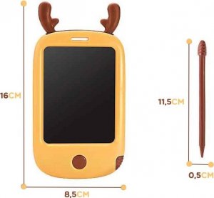 Woopie WOOPIE Smartfon Mobilny Telefon Tablet 4,4" dla Dzieci do Rysowania Znikopis Łoś + Rysik 10
