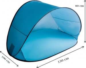Inny producent|JACK MORS Namiot Plażowy Samorozkładający Filtr Uv50+Parawan 11