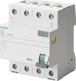 Siemens Wyłącznik różnicowoprądowy 63A 100mA 3+N 400V 1
