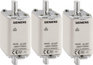 Siemens Wkładka topikowa NH000 32A gG 500V wersja standard zaczepy nieizolowane 3NA3812 1