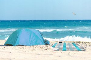 Jack Mors Namiot Plażowy Koc Plażowy Latawiec Zestaw Dzieci 11